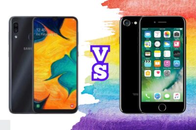 Comparativa Samsung Galaxy A30 vs Apple iPhone 7: ¿Cuál es mejor?